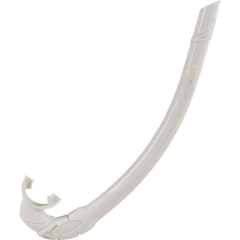 IST SN36 Flexible Foldable 100% Silicone Non-Purging Snorkel (White) - Image 1